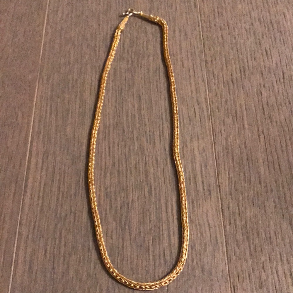 22k gold with two diamonds